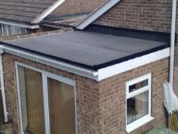 The fascia board fixes to the rafter ends and supports the guttering. Flat Roofs