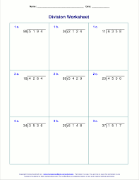 long division worksheets for grades 4 6
