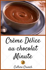 Creme Delice Au Chocolat La Recette Facile Recette Facile Recettes De Cuisine Recette