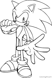 sonic the hedgehog coloring pages coloringall