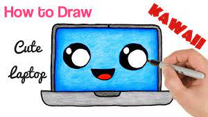 How To Draw Laptop Cute Stuff Drawing Easy Back To School Art Tutorial Youtube Learn how to draw a cute zoom meeting with your friends, family or classmates and the zoom logo on a computer screen. how to draw laptop cute stuff drawing easy back to school art tutorial