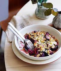 Baked Beetroot With Cream And Thyme Sauce Recipe Baked Beetroot Vegetarian Recipes Gourmet Vegetarian Recipes