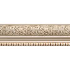 If you're considering adding a chair rail to any room, here are. Ornamental Mouldings White Hardwood Embossed Leaf Ball Trim Moulding 1 2 X 2 1 4 Sold The Home Depot Canada