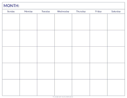 Create your own free photo calendars 2021. Calendar Month To Print Blank Calendar Pages Printable Blank Calendar Blank Calendar Template