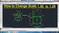 Scale-How to Change Scale 1:50 to 1:20 in Engineering Drawing ...