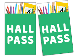 One idea our kindergarten teacher does is have her kids show her r in sign language. Printable Diy Hall Pass Fellowes