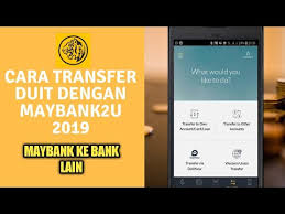 How to transfer money to overseas using m2u visa direct. Cara Transfer Duit Dengan Maybank2u Maybank Ke Bank Lain Youtube