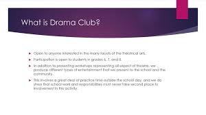 Short piece that is written in rhyme. Welcome To Drama Club Mnms Drama Club Ppt Download