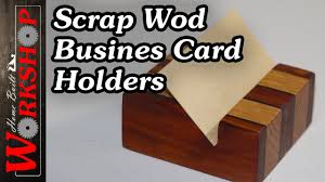 Maxgear wood business card holder desk business card holder stand wooden business card display holders for desktop business cards stand for office and home, walnut，3.8x2.6x1.8 in, mountain. How To Make Wooden Business Card Holders From Scrap Wood Youtube