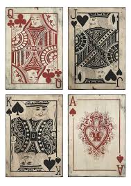 Imax Leonato Playing Card Wall Decor Set Of 4 Vintage Inspired Wall Art Decorative Wall Plaques Wall Decor Set