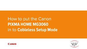Download drivers, software, firmware and manuals for your canon product and get access to online technical support resources and troubleshooting. How To Put The Canon Pixma Home Mg3060 In To Cableless Setup Mode Youtube