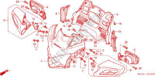 Tete De Fourche Pour Honda Pan European 1300 Abs De 2002 Honda Moto Catalogue De Pieces Detachees D Origine