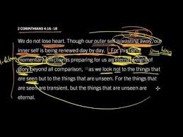 Yesterday we learned about brokenness as a tool the lord uses to mold us into his likeness. 2 Corinthians 4 16 18 Suffering Prepares Us To Enjoy God It Is Well With My Soul Youtube