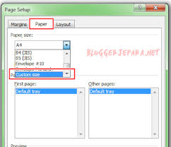 Cara menulis makalah di lembar folio / cara menulis surat lamaran kerja di kertas folio bergaris. Cara Mengatur Ukuran Kertas Dan Margin Di Ms Word Lengkap Blogger Jepara