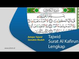 Check spelling or type a new query. Tajwid Surat Al Kafirun