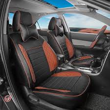 Custom Fit Cover Car Seats For Buick Enclave Seat Covers Cars Accessories Set Front Rear Pu Leather Car Seat Leather Car Seats Car Seat Cover Sets Car Seats