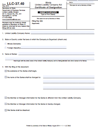 It's a great way to structure your small business and protect your personal assets. Form Llc 37 40