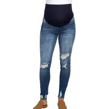 us 10 61 36 off arloneet pregnant woman ripped jeans maternity pants trousers nursing prop belly pregnancy clothes pregnancy jeans 2019 in jeans