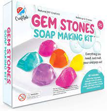 The soap making kit come with a lot of lush features that enhance efficiency. Amazon De Seifenherstellungs Set Mit Edelsteinen Tolles Bastelprojekt Geschenk Und Stielwissenschaft Experiment Fur Kinder Ab 8 Jahren
