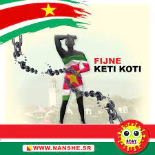 Keti koti is een jaarlijks terugkerende surinaamse feestdag om te vieren dat slavernij werd ook in nederland wordt op 1 juli keti koti gevierd, sinds 2009 onder meer in het oosterpark in amsterdam. Nanshe Wij Van Nanshe Wensen De Totale Gemeenschap Een Facebook