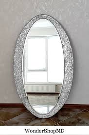 Check spelling or type a new query. Oval Wall Mirror Large Mirror With Mosaic Frame Made To Order Mirror Wall Decor Oval Mirror Decor Mirror Design Wall