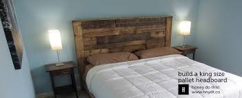 Whether you have a twin, double or king whether you have a twin, double or king size bed; Build A King Sized Pallet Headboard Diywithrick