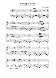 Walking In The Air Piano Solo Sheet Music In 2020 Sheet Music Digital Sheet Music Music