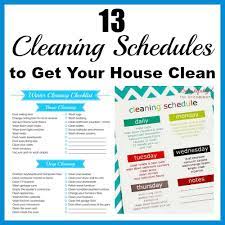 #2 only shop with a list. 13 Cleaning Schedules To Get Your House Clean A Cultivated Nest