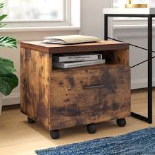 Our oak file cabinet models come in a variety of shapes and sizes and can match any office. Mercury Row Aislin 1 Drawer Lateral Filing Cabinet Reviews Wayfair