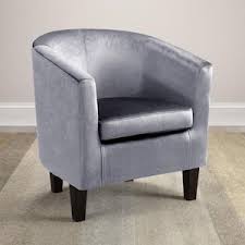 Corliving Antonio Modern Espresso Silver Grey Velvet Accent Chair Lowes Com Upholstered Chairs Fabric Accent Chair Chair