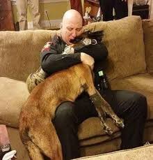 BROKEN SAYING GOODBYE TO MY K-9 PARTNER I never cried. Not when I got shot  in the line of duty. Not when my marriage fell apart because work always  came first. Not