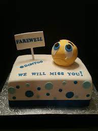 15 funniest farewell cakes employees got on their last day. Farewell Crying Emoji Cake Goodbye Cake Farewell Cake Emoji Cake