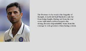 Known as 'the wall' due to his ability to bat for long, rahul dravid has been the batting mainstay of indian test team since he first arrived at the international scene in 1996. What Can We Learn From Rahul Dravid As The Wall Turns 48