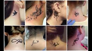Music tattoo design for women. 30 Simple Beautiful Neck Tattoos For Girls Latest Neck Tattoos For Women Tattoos Designs Youtube