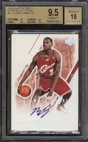 It is impossible to provide a value on these cards due to the way basketball cards are going up nowadays and in particular lebron autos/rookie cards… in two weeks a card could go up 20% (no joke either). Lebron James Rookie Cards Most Popular Hottest Current Ebay Auctions