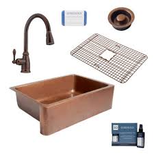 copper kitchen sinks by sinkology