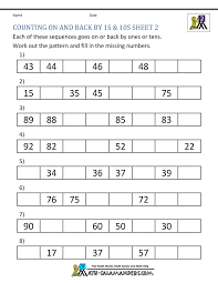 Welcome to our place value ones and tens worksheets with 2 digit numbers. Count By Tens Worksheets