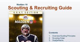 With the 'push the pile' technique you can help sculpt a gaping hole in the middle of the field just by flicking up. Madden 19 Drafting Guide Madden