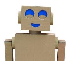 It runs on stepper motors, but the entire body of the robot is made out of old boxes. What Can You Make With Materials Found Around The House