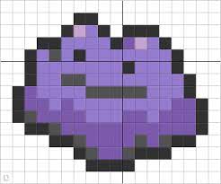 132 Ditto Pixel Art Pixel Art Pokemon Minecraft Pixel Art