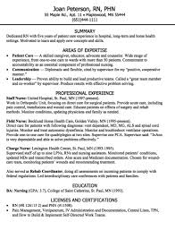 Dedicated Rn Resume Sample Examples Resume Cv