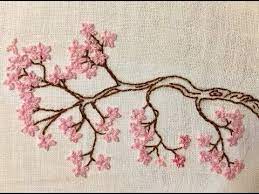 Simple Cherry Blossom Tree Embroidery Hand Embroidery Haelyn Embroidery Youtube Hand Embroidery Art Floral Embroidery Patterns Simple Embroidery
