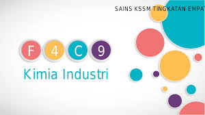 Bab 1 dan 2full description. Kssm Sains Tingkatan Empat Bab 9 Kimia Industri Youtube