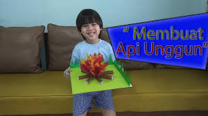 Download now finger painting untuk paud gambar ikan. Diy Kreasi Membuat Replika Api Unggun Campfire Youtube