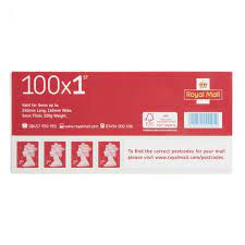 To find out more about royal mail pricing, visit www.royalmail.com/prices2021. 100 X 1st Class Self Adhesive Stamp Sheet Royal Mail