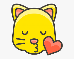In this video i have shown for kids that how to draw a simple and easy flower. Kissing Cat Face Emoji Clipart Png Download Easy Cat Emoji Drawing Transparent Png Kindpng