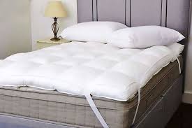 7cm Deep Goose Feather Down Mattress Topper Thick Mattress Topper Mattress Luxury Mattresses