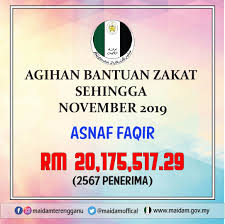 Bantuan maidam (majlis agama islam dan adat melayu terengganu) 2020 disediakan untuk para asnaf yang berhak dan memenuhi syarat kelayakan. Agihan Bantuan Zakat Bagi Asnaf Faqir Majlis Agama Islam Dan Adat Melayu Terengganu Official Facebook