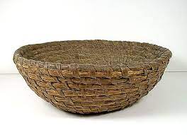 Antique Country Straw Basket Proofing Baskets Traditional Baskets