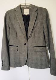 Black And White Houndstooth Blazer Mercer Madison Black And White Houndstooth Blazer With Black Trim Size Xs Houndstooth Blazer White Houndstooth Black Trim